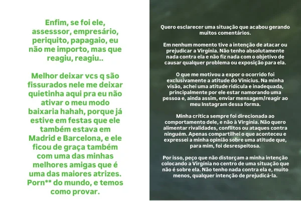 Modelo diz que Vini Jr. também flertou com atriz pornô na Espanha - destaque galeria Modelo diz que Vini Jr. também flertou com atriz pornô na Espanha - destaque galeria