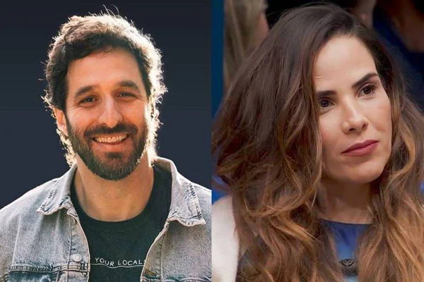 Montagem colorida com duas fotos, uma do humorista Rafinha Bastos e outra da cantora Wanessa Camargo - Metrópoles