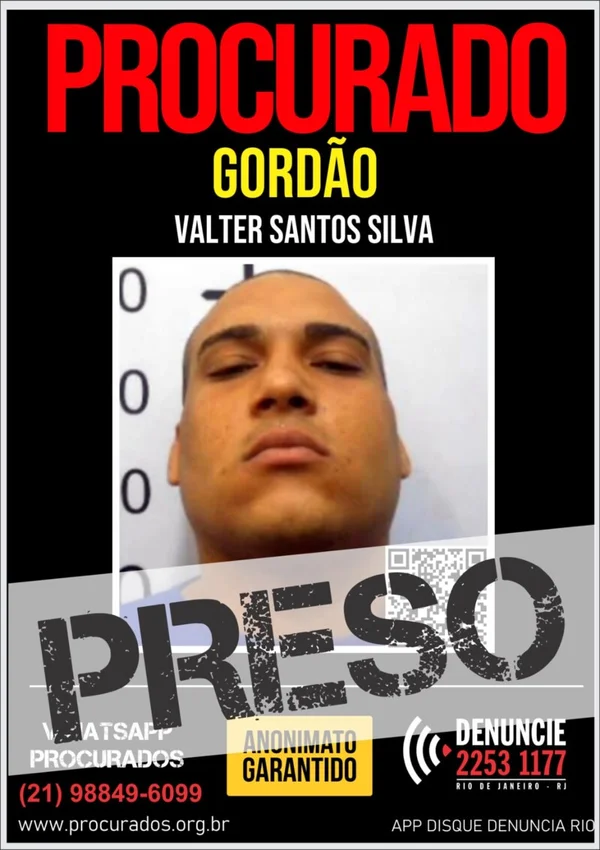 “Gordão de Alagoas” é preso no Complexo do Alemão, no RJ