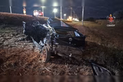 Motorista do VW Gol morreu no local; passageira sobreviveu Motorista do VW Gol morreu no local; passageira sobreviveu