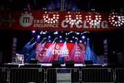 Palco de apresentação do Metrópoles Endurance Cycling 