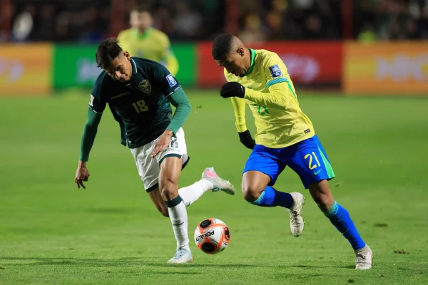 Foto colorida de Samuel Lino, da Seleção Brasileira - Metrópoles