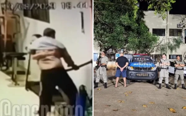 imagem colorida homem tenta matar sogro