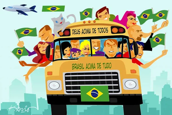 Posse de Bolsonaro: caravanas têm pacote “patriotas” e “acampamento conservador”