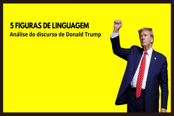 Imagem colorida, Arte com o presidente Donald Trump - Metrópoles