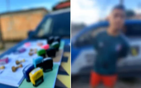 imagem colorida dupla presa venda de atestados medicos falsos
