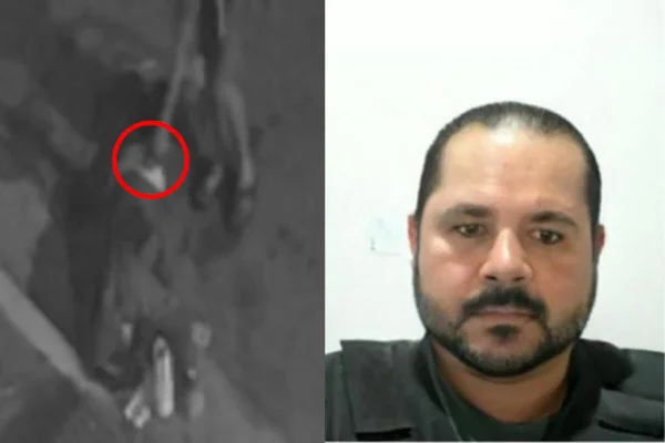 Homem vasculha bolso de vítima caída no chão - Metrópoles