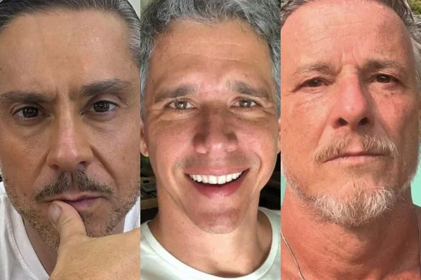 Montagem colorida de Alexandre Nero, Márcio Garcia e Marcello Novaes - Metrópoles