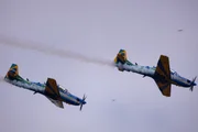 Desfile de aviões encerraram o evento