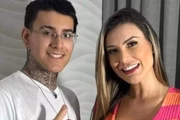 Arthur Urach e Andressa Urach.