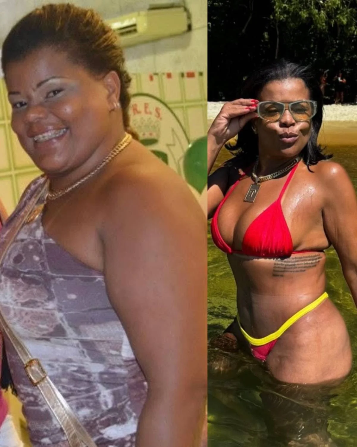 Tati Quebra Barraco mostra antes e depois na trend "Clareou" Tati Quebra Barraco mostra antes e depois na trend "Clareou"