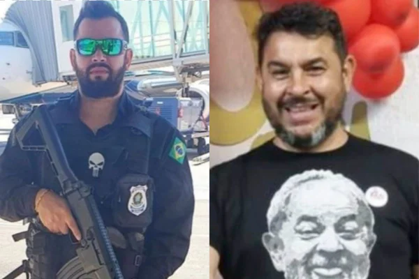 Montagem com fotos coloridas de Jorge Guaranho e Marcelo Arruda - Metrópoles