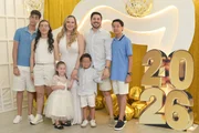 Beth com os seus filhos e os sobrinhos que agora também se tornaram filhos. "Agora eu tenho cinco filhos", disse a irmã de Daniella