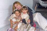 Virginia Fonseca com Maria Alice e Maria Flor 