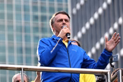 O ex-presidente discursou durante cerca de 20 minutos