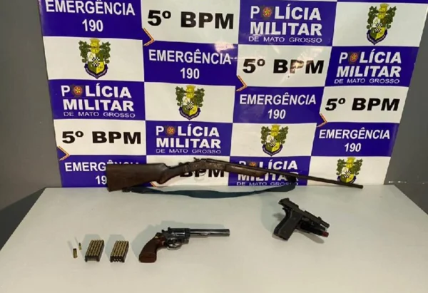 Idoso é baleado, atira contra os suspeitos, e acaba preso por porte ilegal de armas