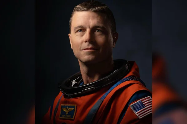 Imagem colorida astronauta Reid Wiseman - Metrópoles