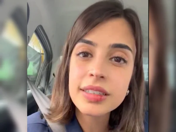Imagem de deputada Tabata Amaral com lábio ferido - Metrópoles