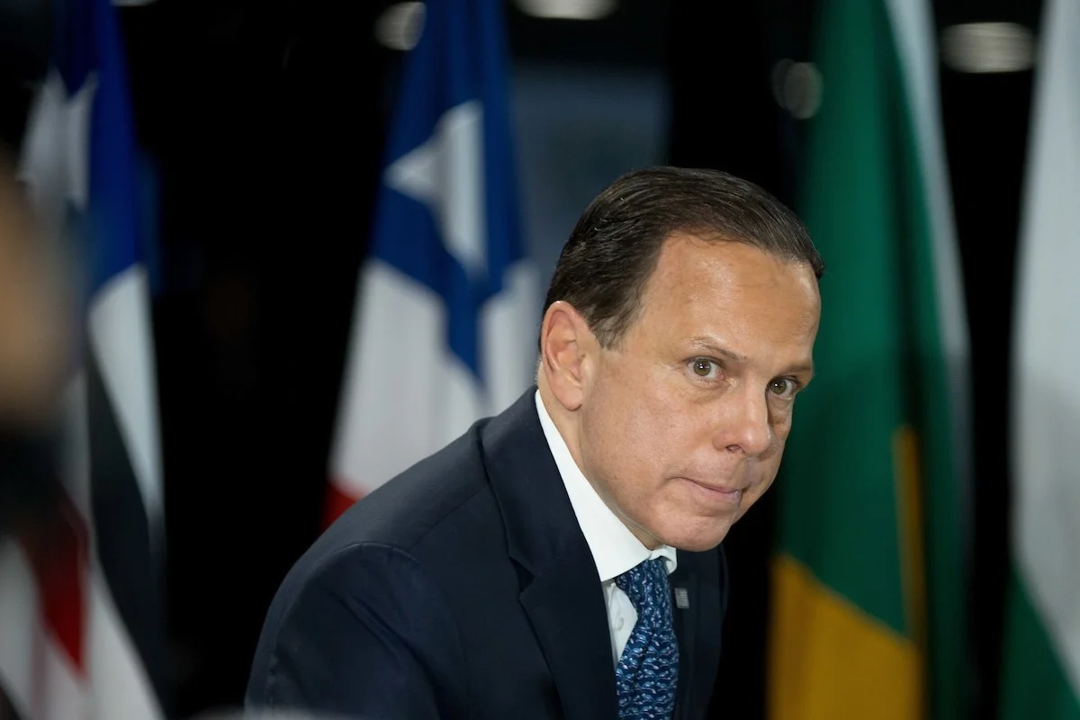 O governador João Doria O governador João Doria