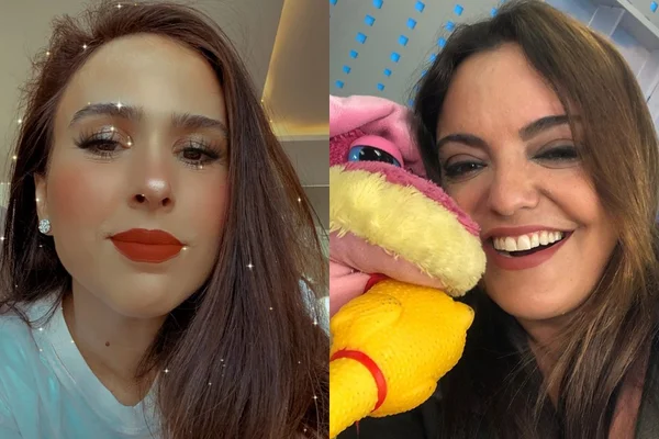 Chamada de amarga, Fabíola Reipert diz que Tatá Werneck é mentirosa