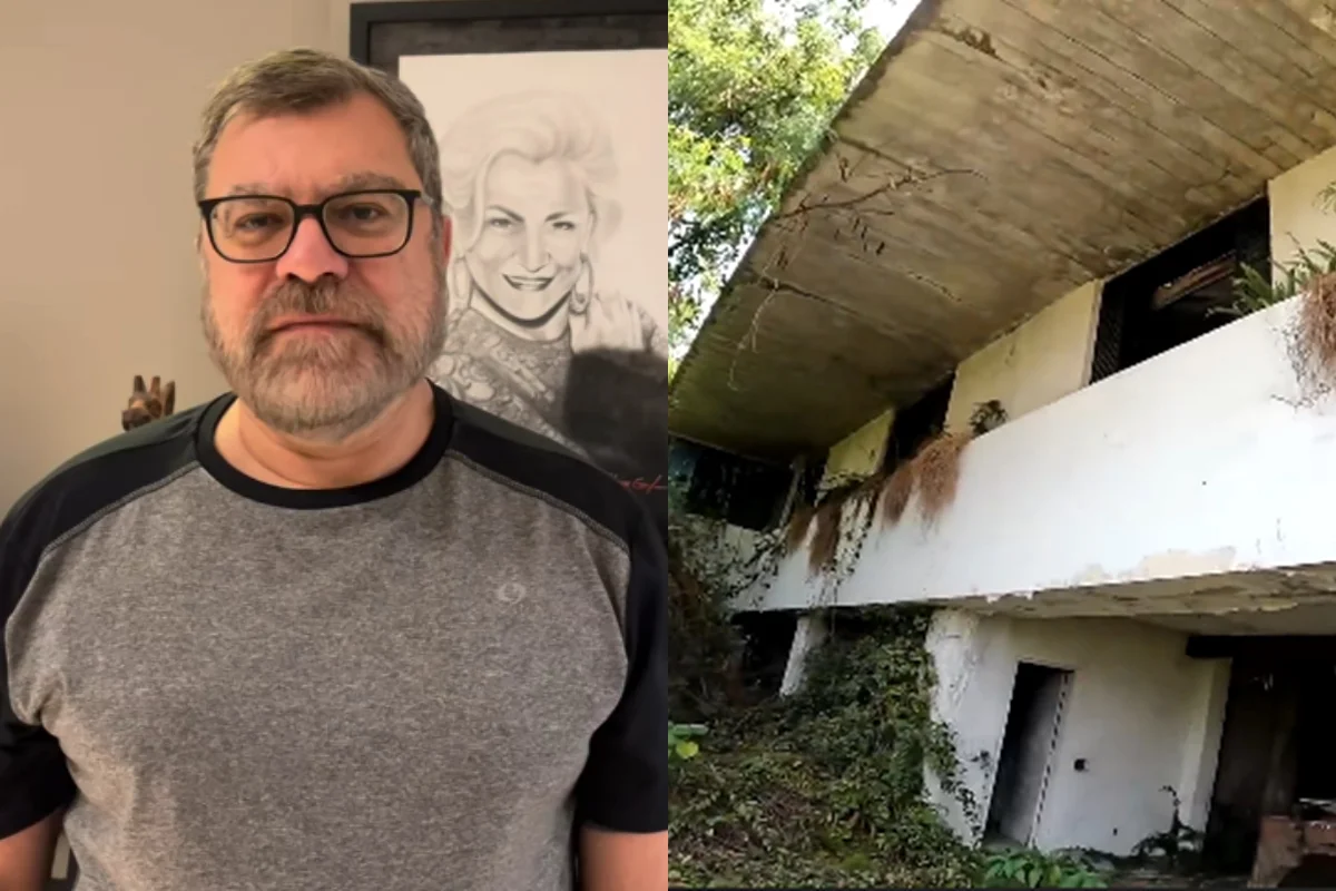 Filho de Hebe Camargo explica a quem pertence mansão que está abandonada