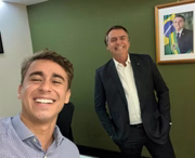 Nikolas Ferreira e Jair Bolsonaro: "Relação segue ótima"