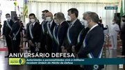 Bolsonaro condecora esposa Michelle com Ordem do Mérito da Defesa - imagem 2 Bolsonaro condecora esposa Michelle com Ordem do Mérito da Defesa - imagem 2