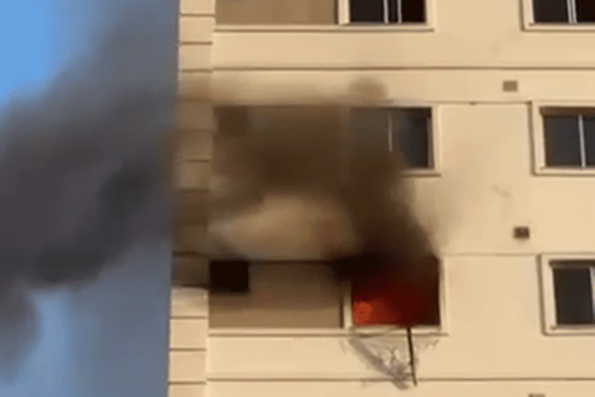Incêndio em apartamento faz prédio ser evacuado em Taguatinga