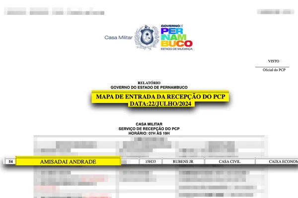 Suposto chefe de “gabinete do ódio” fez reuniões na sede do governo de PE - destaque galeria Suposto chefe de “gabinete do ódio” fez reuniões na sede do governo de PE - destaque galeria