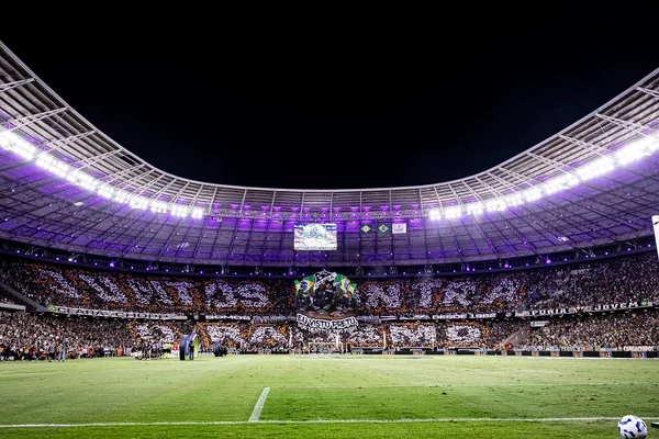 Mosaico da torcida do Ceará na Arena Castelão