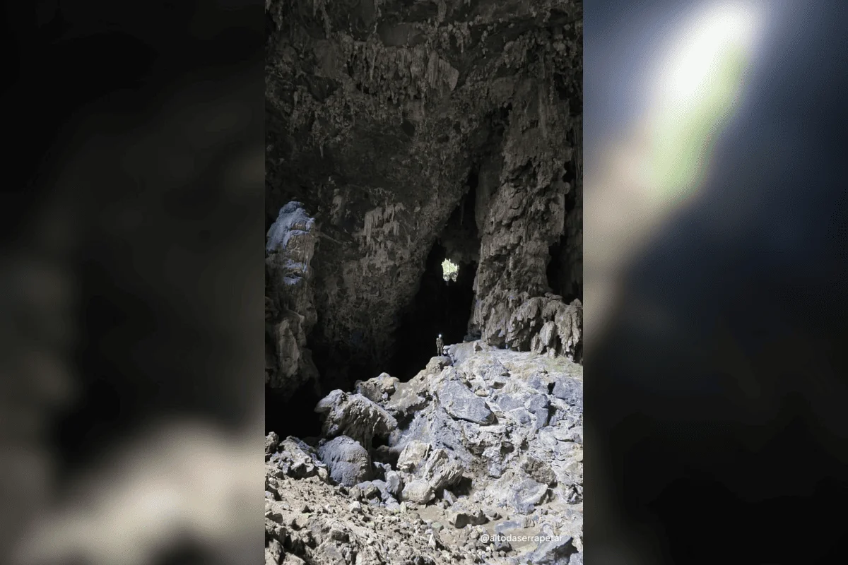 Após 15 anos, Caverna Desmoronada, no Petar, é reaberta para visitações Após 15 anos, Caverna Desmoronada, no Petar, é reaberta para visitações