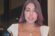 Liziane Gutierrez gravou um vídeo para as redes sociais