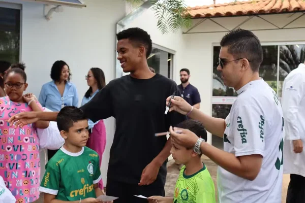 Foto colorida de Estêvão, do Palmeiras - Metrópoles