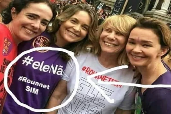 Foto de quatro atrizes defendendo Lei Rouanet é falsa, diz Lupa