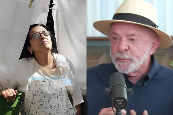 Montagem de imagens mostra o filme Que Horas Ela Volta (à esquerda) E Lula (á direita) - Metrópoles