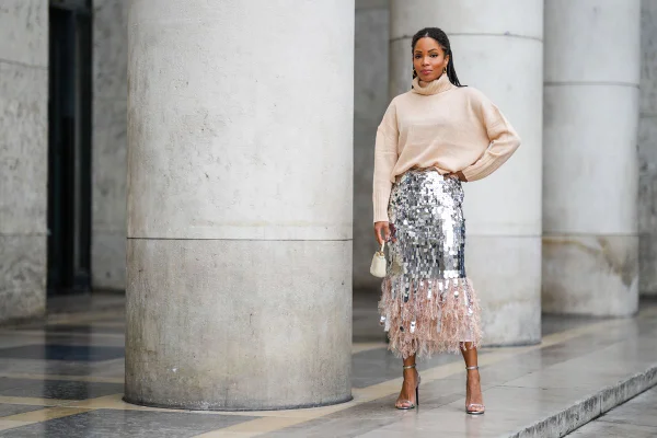 Paetê no street style