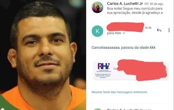 Homem pede emprego e resposta viraliza: “Cancela, passou da idade”