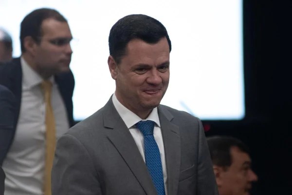 Foto colorida de Anderson Torres no STF - Metrópoles