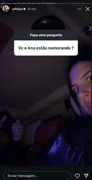 Fim do mistério! Zé Felipe confirma namoro com Ana Castela
   Fim do mistério! Zé Felipe confirma namoro com Ana Castela