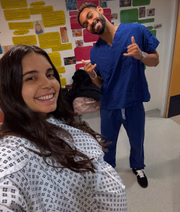 Ele comemorou o nascimento da filha no Instagram