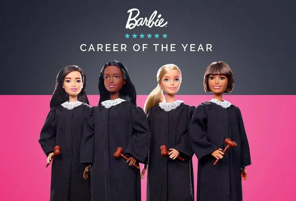 Mattel lança Barbie Juíza com diferentes tons de pele e cabelo