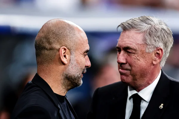 Guardiola e Ancelotti - Metrópoles