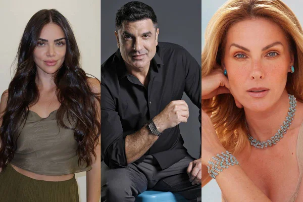 Montagem colorida de Jaque Ciocci, Edu Guedes e Ana Hickmann - Metrópoles