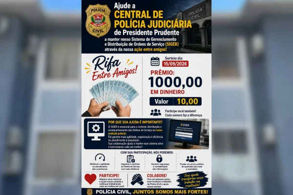 Polícia abre investigação interna sobre rifa para equipar delegacias em SP