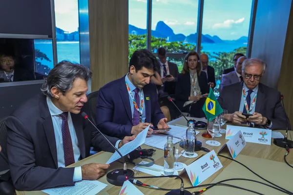 Ministro da Fazenda, Fernando Haddad, e presidente do Banco Central, Gabriel Galípolo