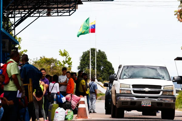 2018: Fronteira entre Brasil e Venezuela na cidade de Pacaraima, em Roraima