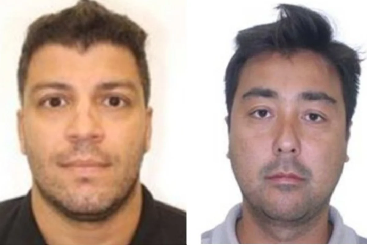 Diego Lameiro (esq.) e Victor Shimada (dir.), alvos da Operação Exchange da PF Diego Lameiro (esq.) e Victor Shimada (dir.), alvos da Operação Exchange da PF