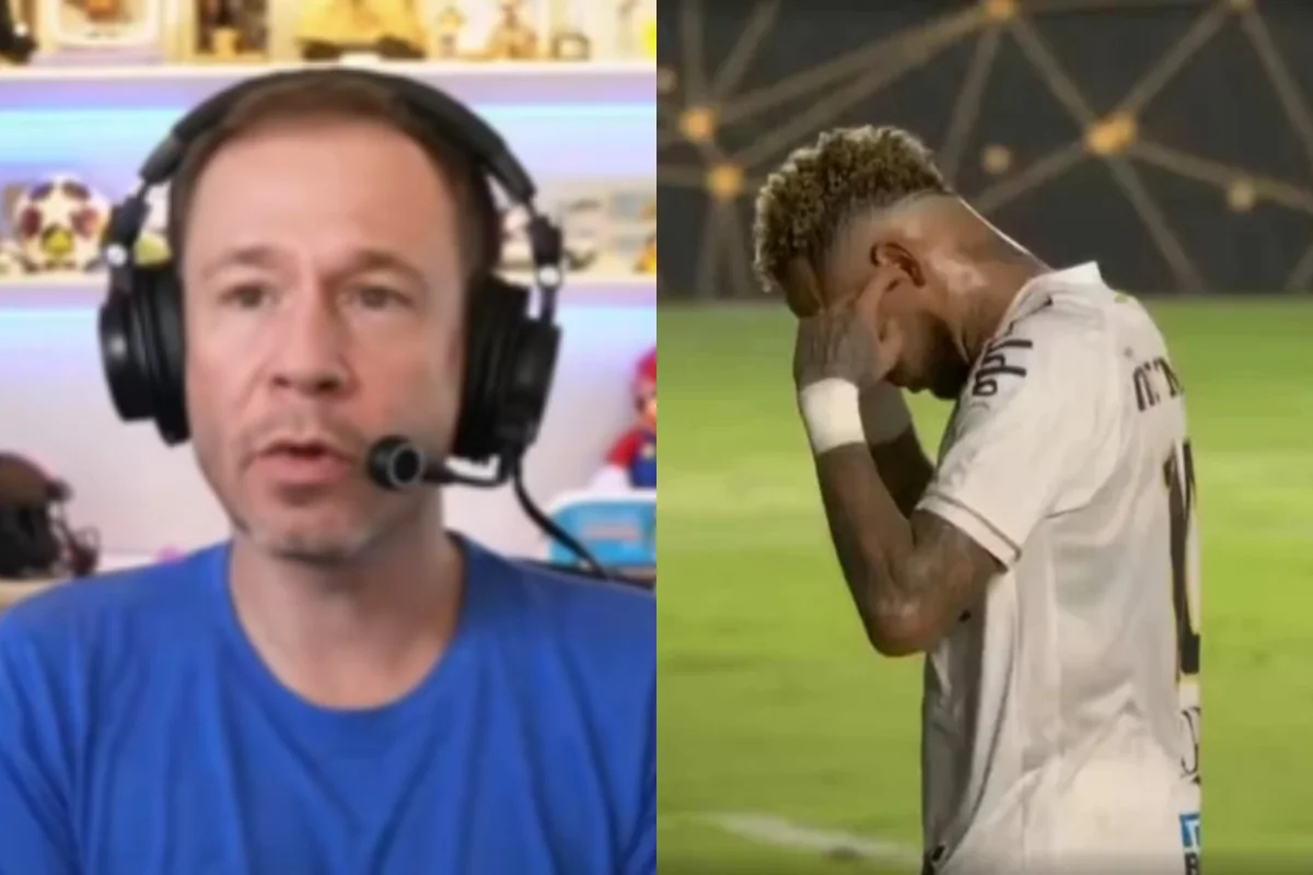Tiago Leifert e Neymar Jr. Tiago Leifert e Neymar Jr.