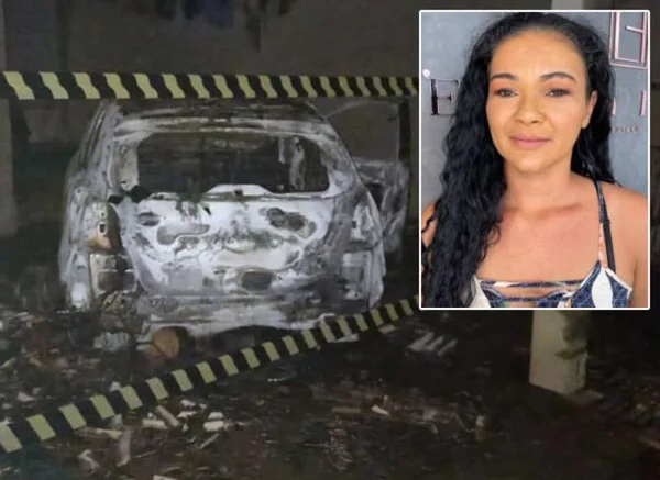 Mulher coloca fogo carro após discussão com marido e morre em MT