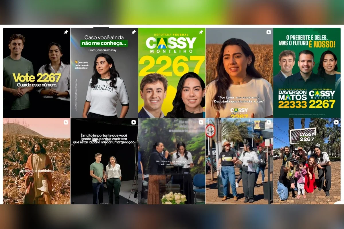 Candidata a deputa Cassy Monteiro (PL-MS) Candidata a deputa Cassy Monteiro (PL-MS)